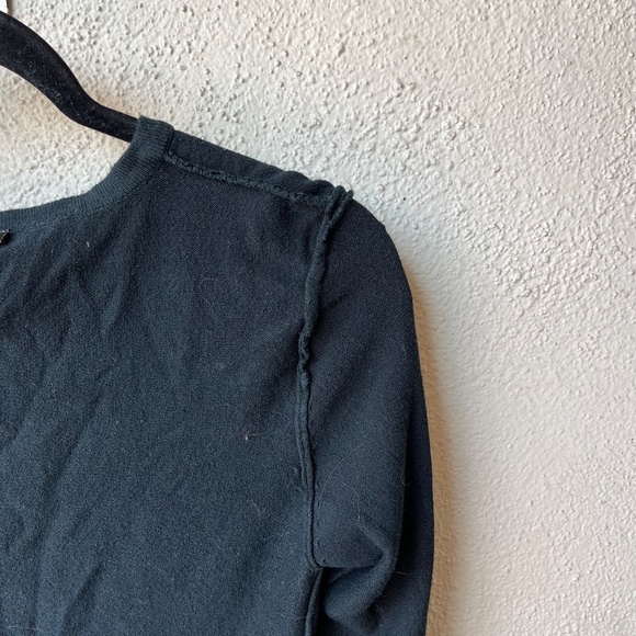 Lucky Thirteen Rockabilly Button-up CardiganSweater Embroidered Anchor L black - Picture 5 of 10